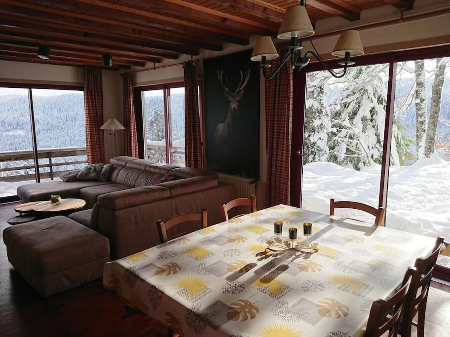 Maison D'Altitude Avec Vue Panoramique A Gérardmer Exterior foto